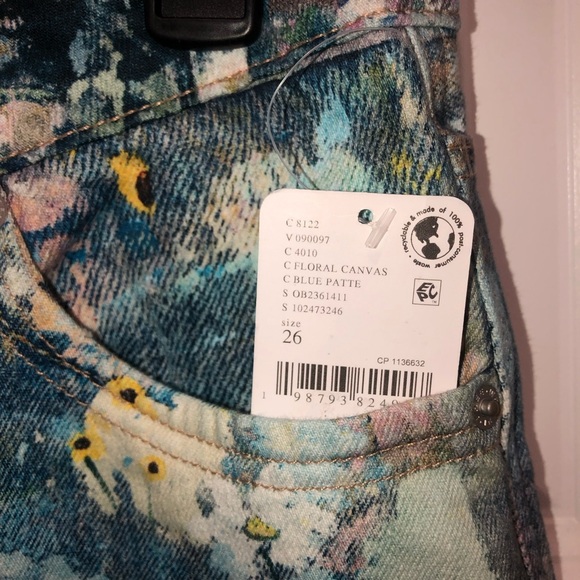 New Free People We The Free Tennessee Low-Rise Illusions Jeans Canvas Sz 26 - Picture 13 of 16